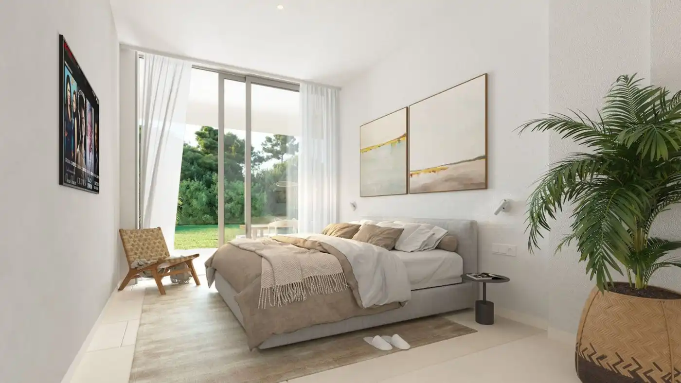 Habitación de Planta baja en venta en Mijas con Aire acondicionado, Calefacción y Jardín privado