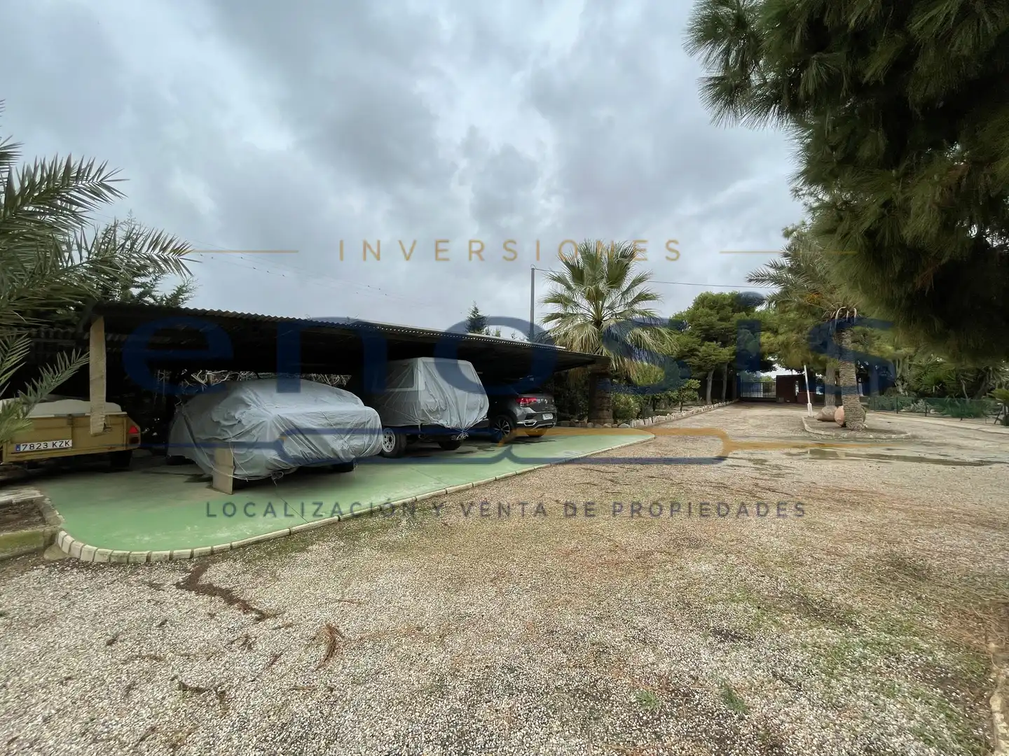 Vista exterior de Finca rústica en venta en Torre-Pacheco con Jardín privado, Terraza y Piscina