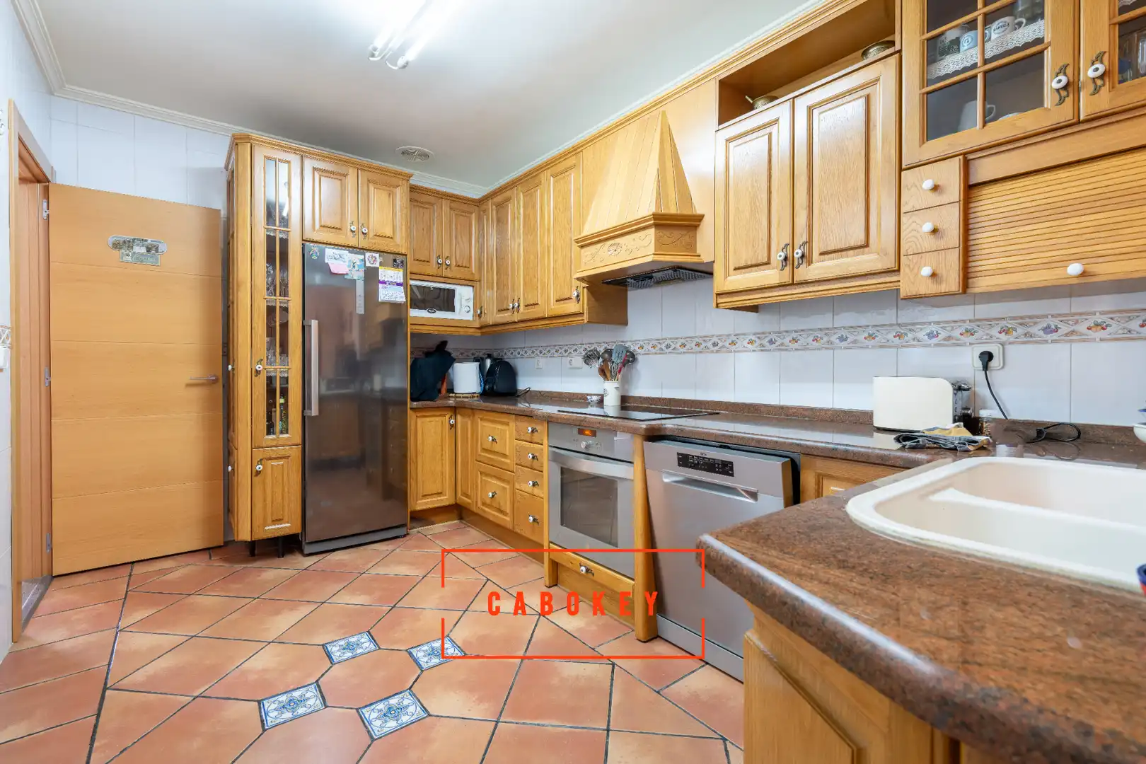 Cocina de Casa o chalet en venta en Huércal de Almería con Aire acondicionado, Calefacción y Jardín privado