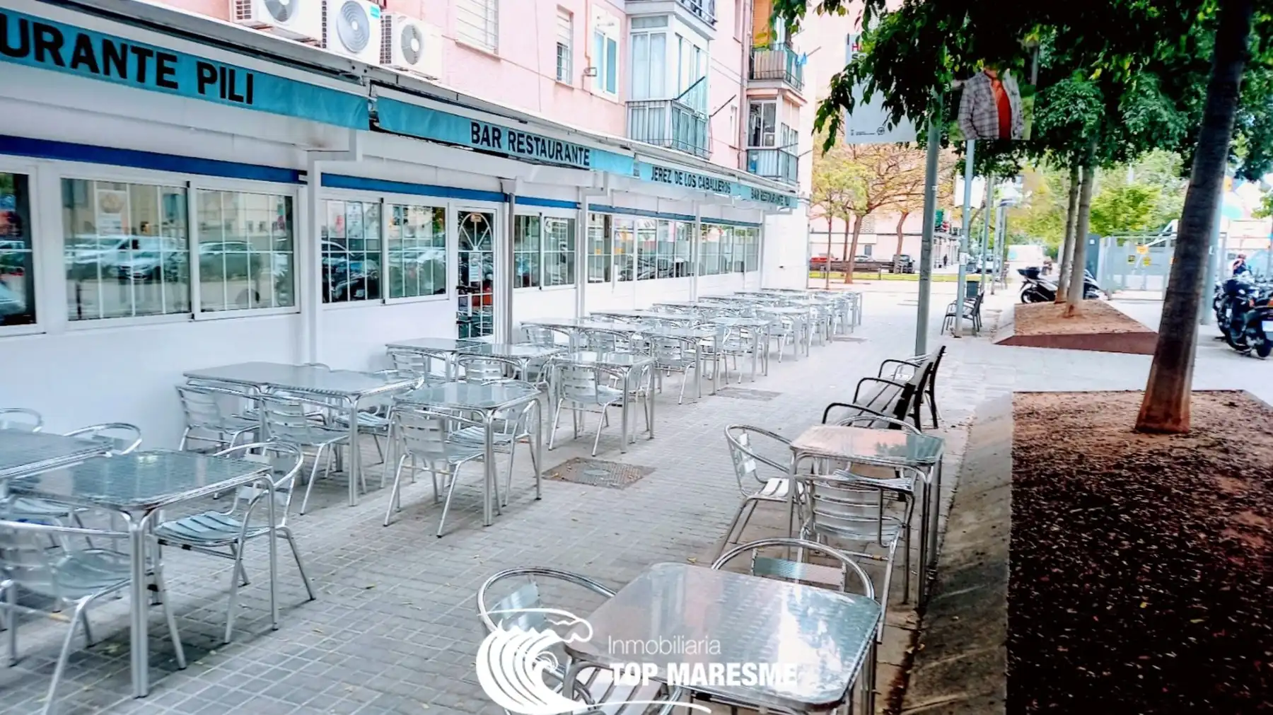 Terrasse von Geschaftsraum zum Verkauf in Sant Adrià de Besòs mit Klimaanlage, Heizung und Terrasse