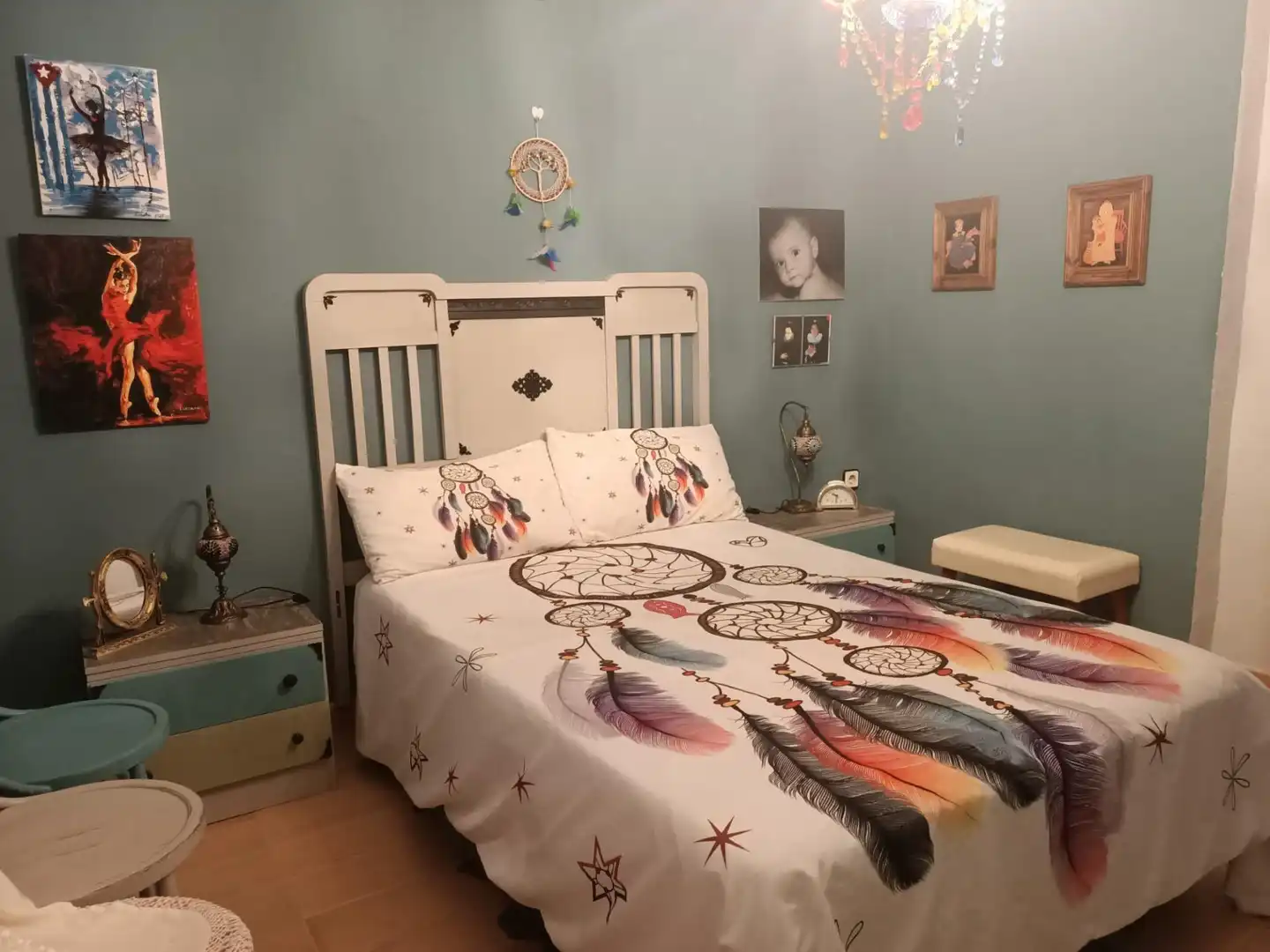 Dormitori de Casa o xalet en venda en Piedrabuena amb Aire condicionat, Calefacció i Jardí privat