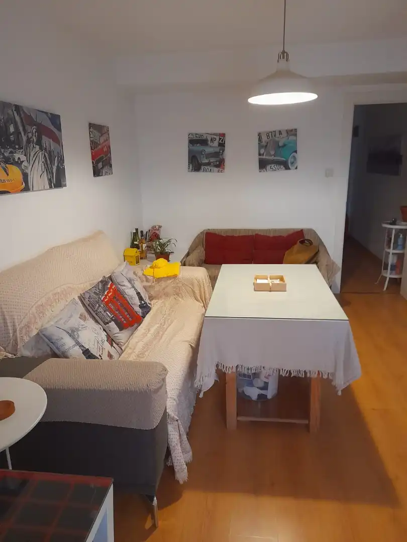 Living room of Flat for sale in Granada  with Air Conditioner, Furnished and Washing machine