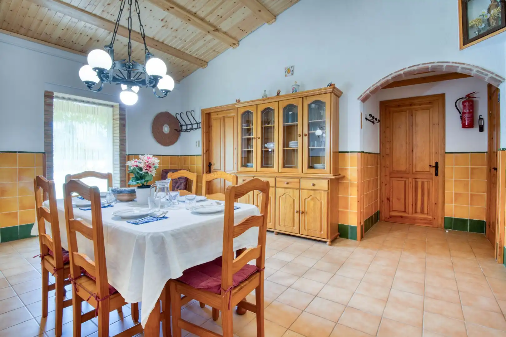 Esszimmer von Country house zum Verkauf in Albons mit Privatgarten, Terrasse und Schwimmbad