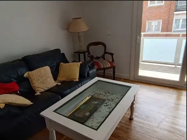 Living room of Flat for rent in Getxo   with Heating, Terrace and Furnished