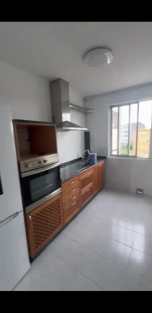 Küche von Wohnung zum Verkauf in Narón mit Abstellraum, Möbliert und Ofen