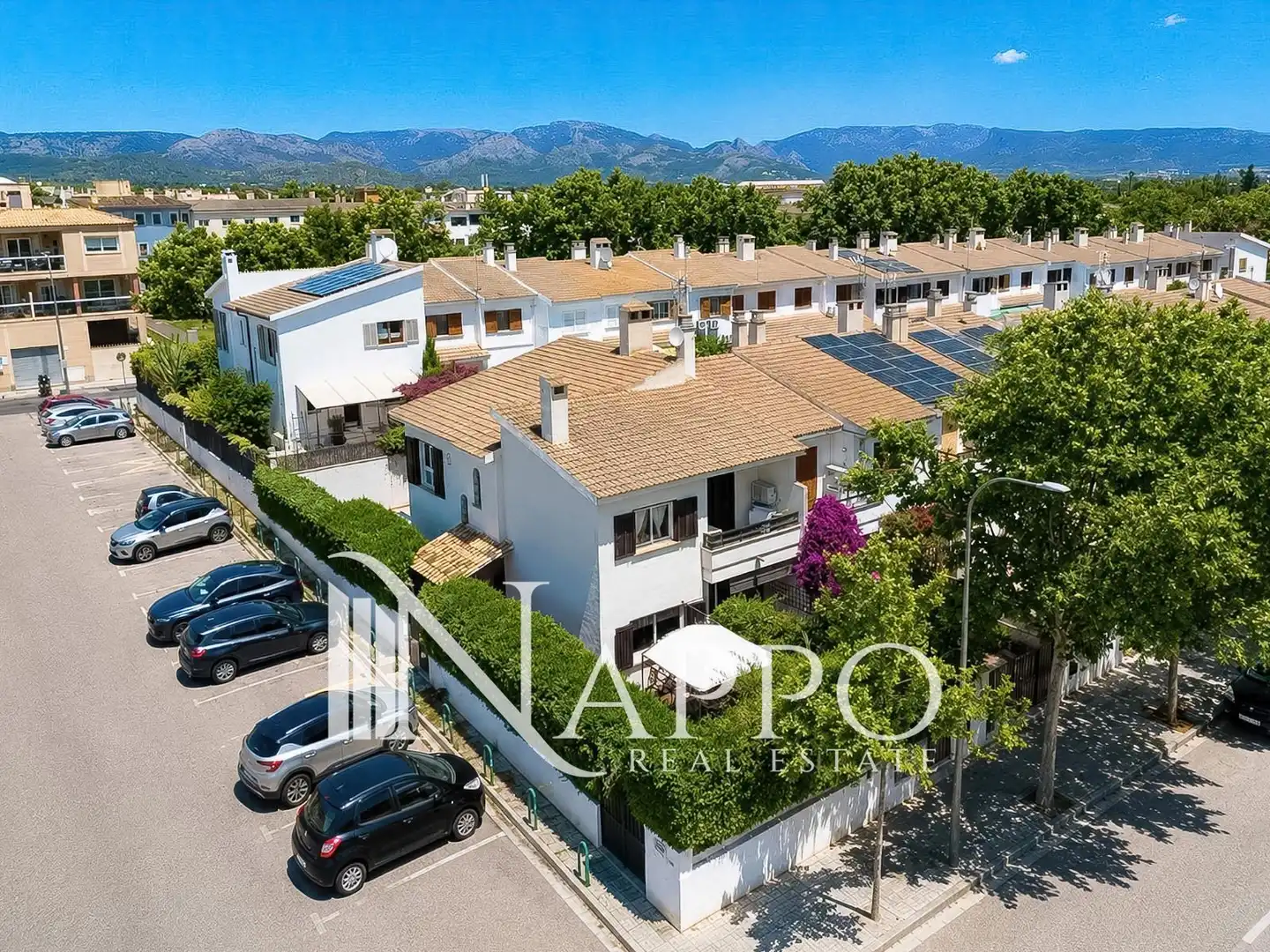 Vista exterior de Casa adosada en venta en  Palma de Mallorca con Aire acondicionado, Calefacción y Jardín privado