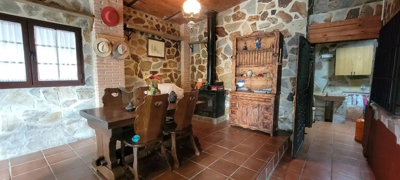 Menjador de Finca rústica en venda en Pizarra amb Aire condicionat, Calefacció i Piscina