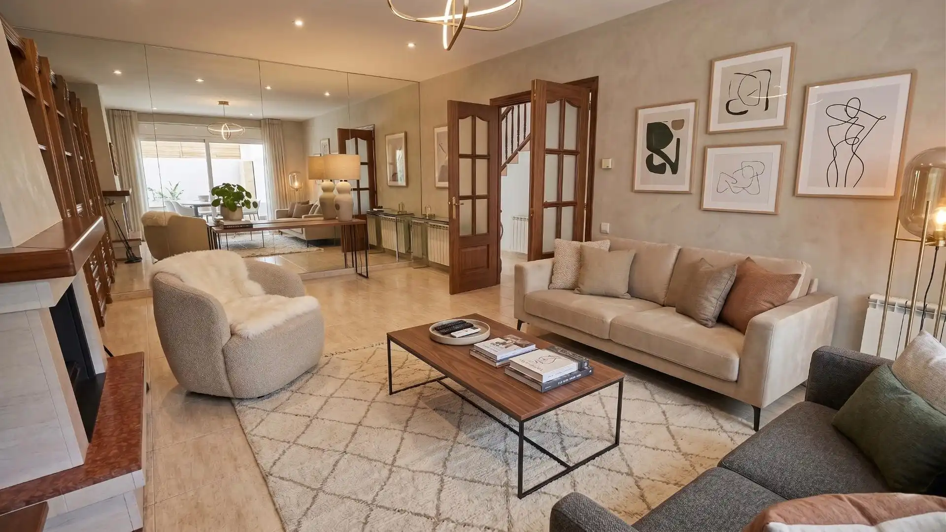 Sala de estar de Casa o chalet en venta en Pineda de Mar con Balcón