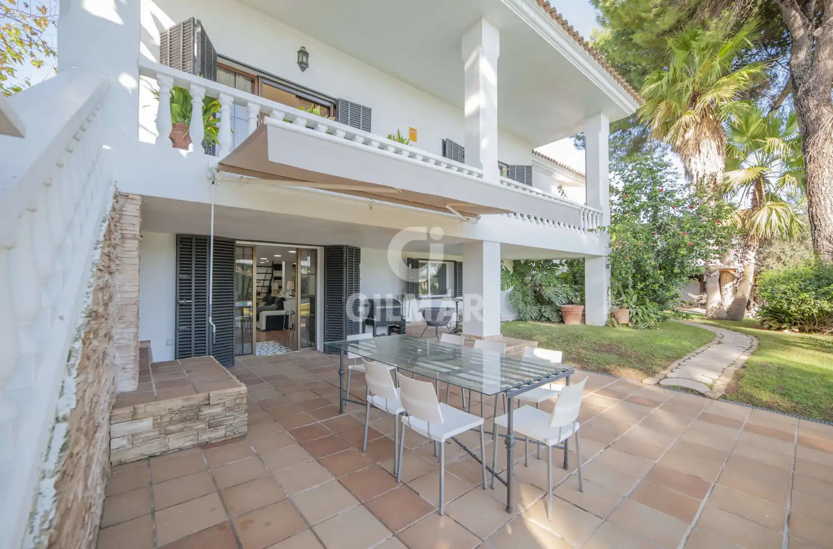 Jardí de Casa o xalet en venda en Alcalá de Guadaira amb Calefacció, Jardí privat i Piscina