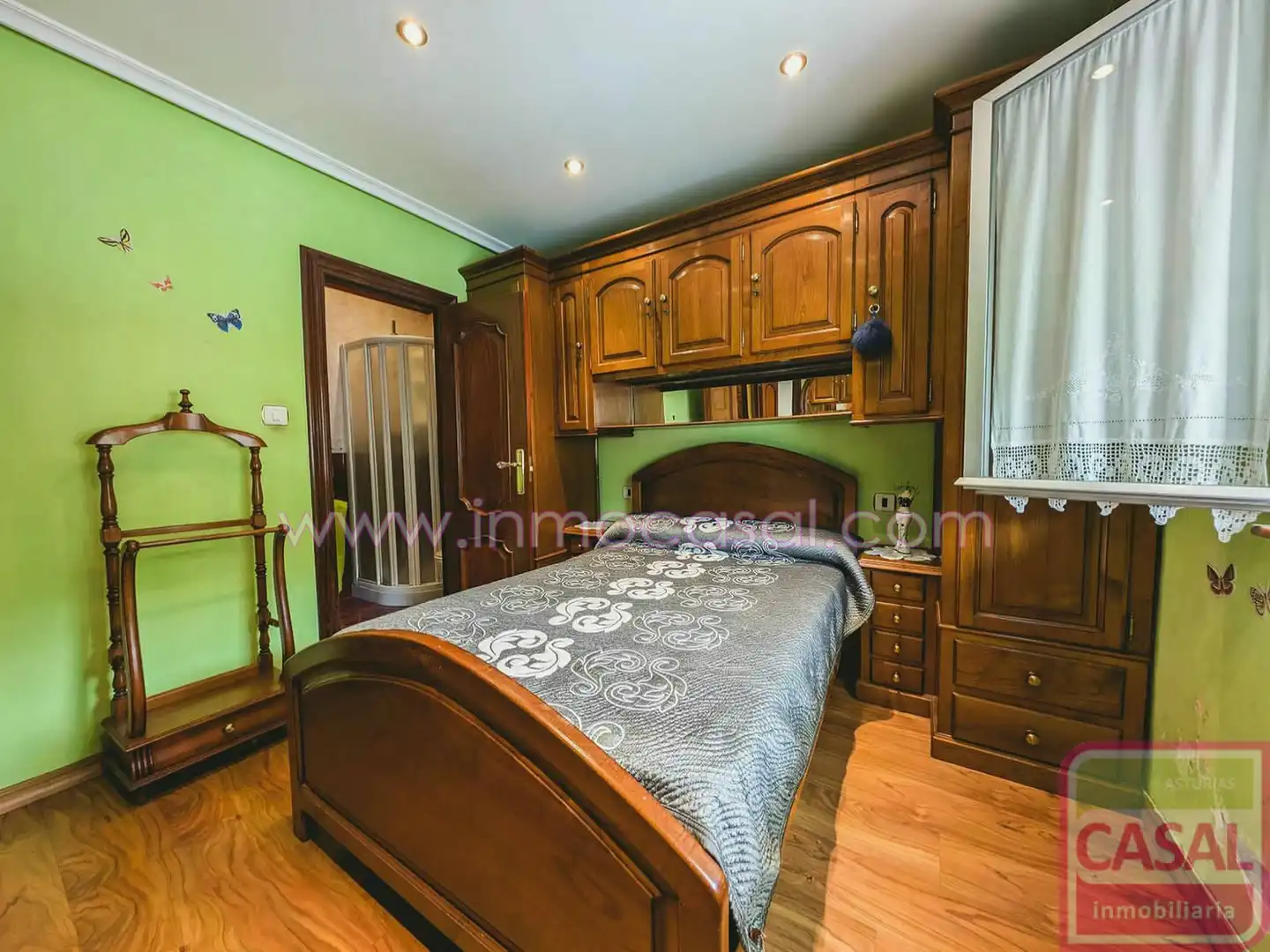 Schlafzimmer von Haus oder Chalet zum Verkauf in Mieres (Asturias) mit Heizung, Terrasse und Abstellraum