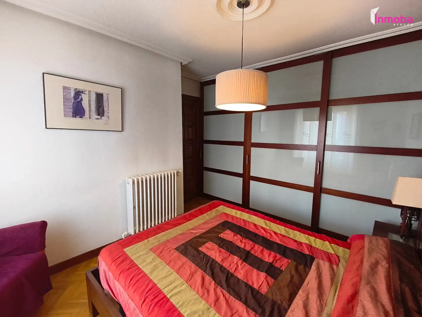 Schlafzimmer von Wohnung zum Verkauf in Aranda de Duero mit Heizung, Parkett und Balkon