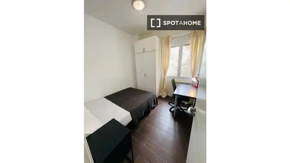 Habitación de Piso de alquiler en Madrid con Aire acondicionado, Calefacción y Amueblado