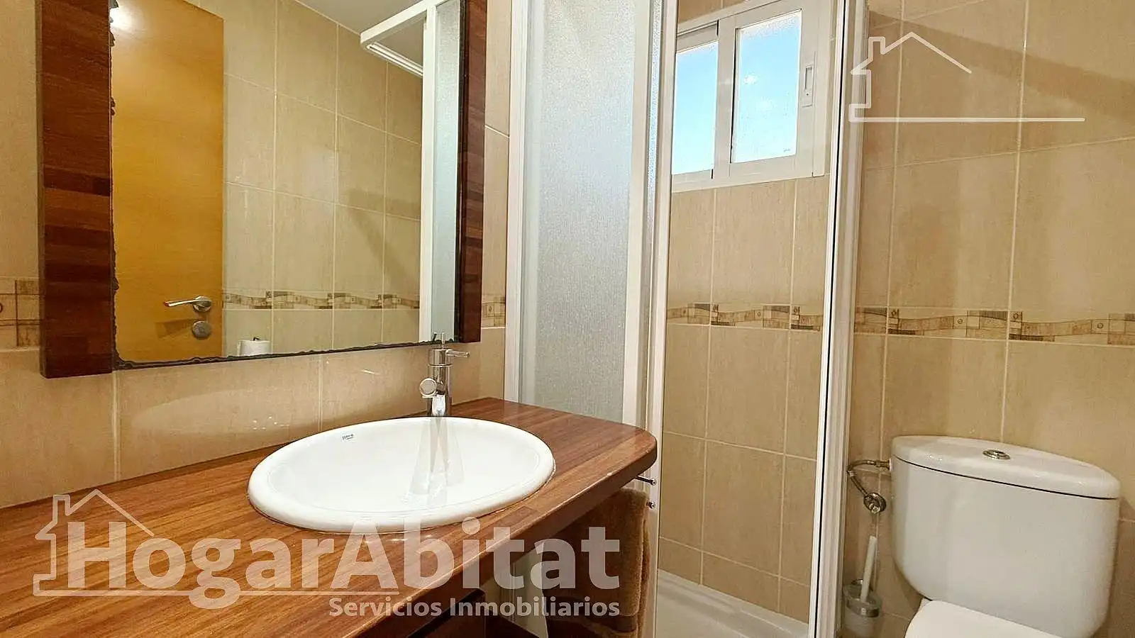 Bathroom of Flat for sale in Piles  with Private garden, Terrace and Furnished