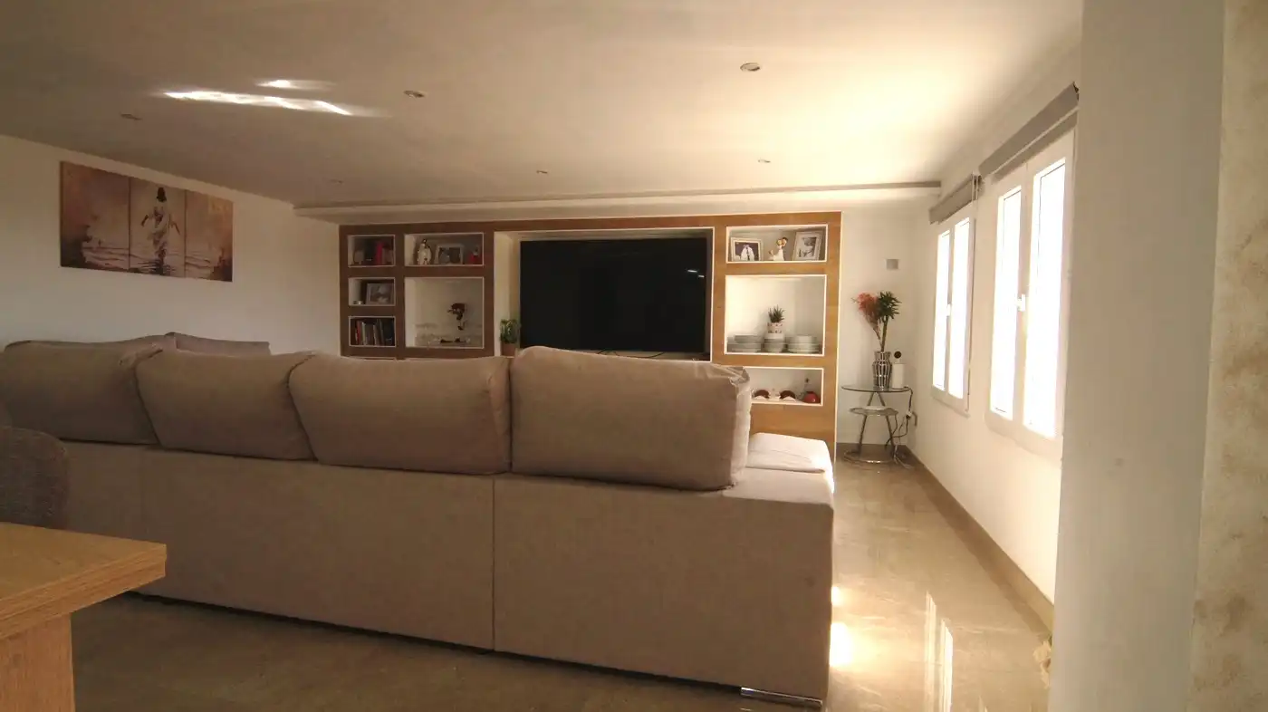 Wohnzimmer von Country house zum Verkauf in Alcover mit Klimaanlage, Heizung und Privatgarten