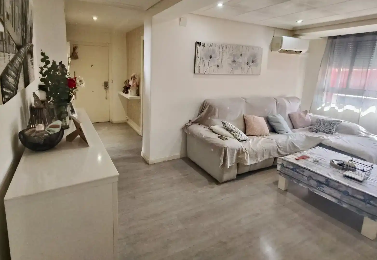 Sala d'estar de Pis en venda en Benetússer amb Aire condicionat