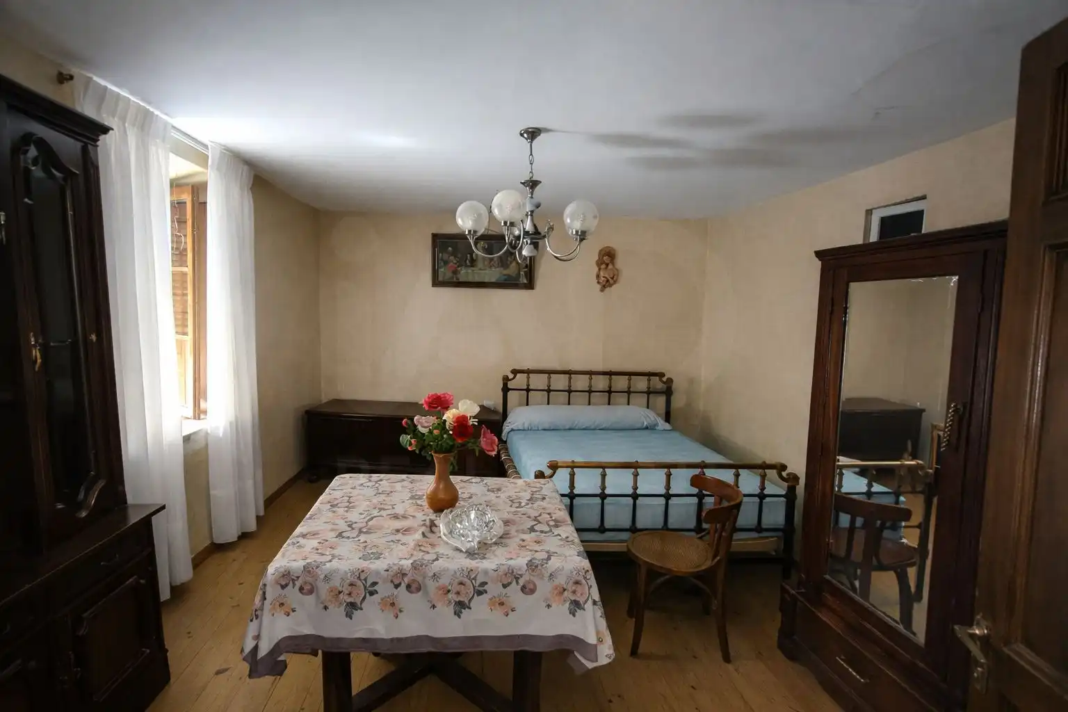 Schlafzimmer von Country house zum Verkauf in San Justo de la Vega mit Heizung