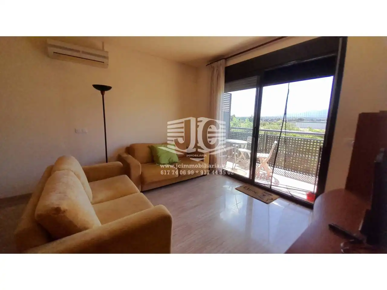 Jardín de Piso de alquiler en Tortosa con Aire acondicionado, Terraza y Amueblado