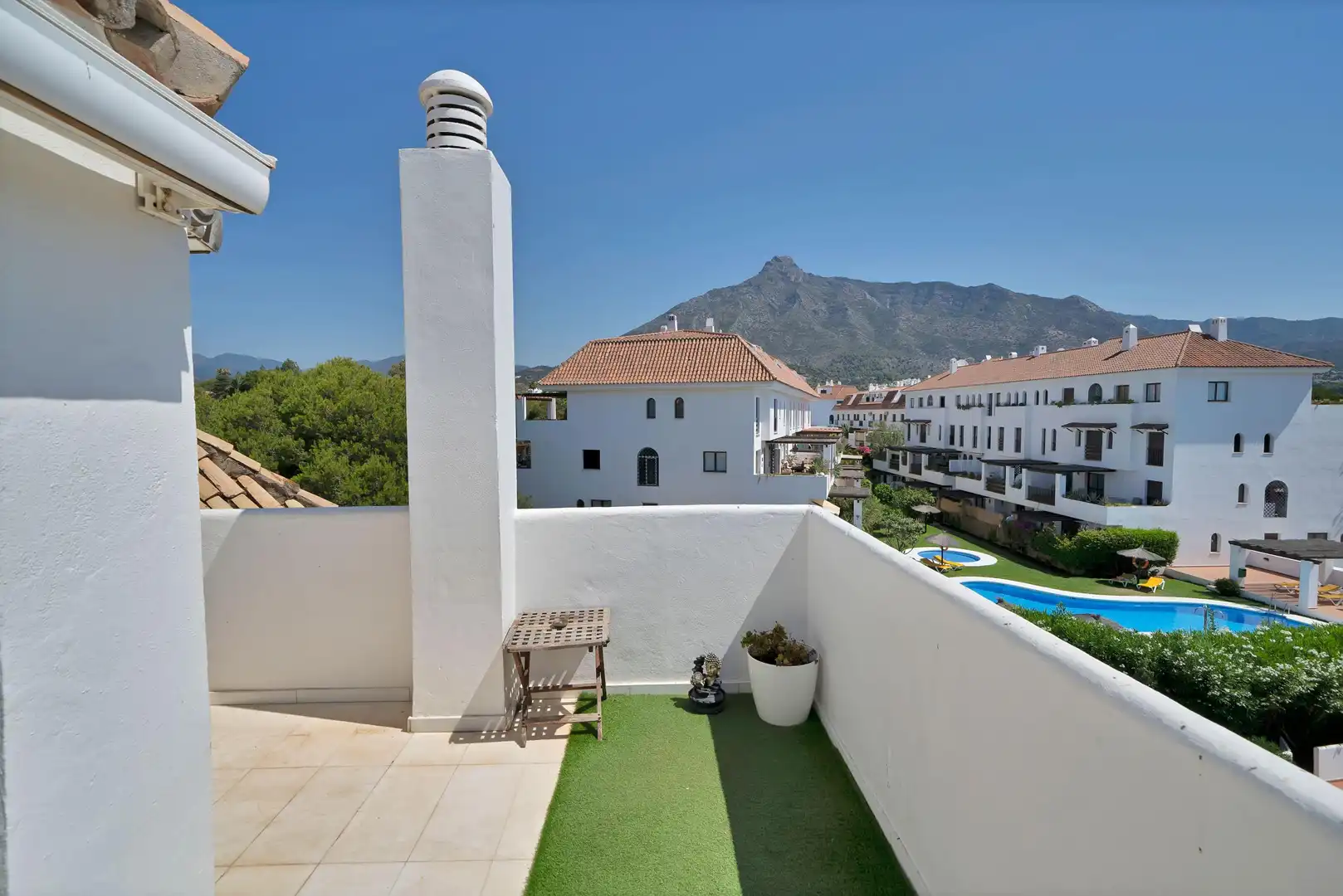 Terrace of Attic for sale in Marbella  with Private garden, Terrace and Alarm