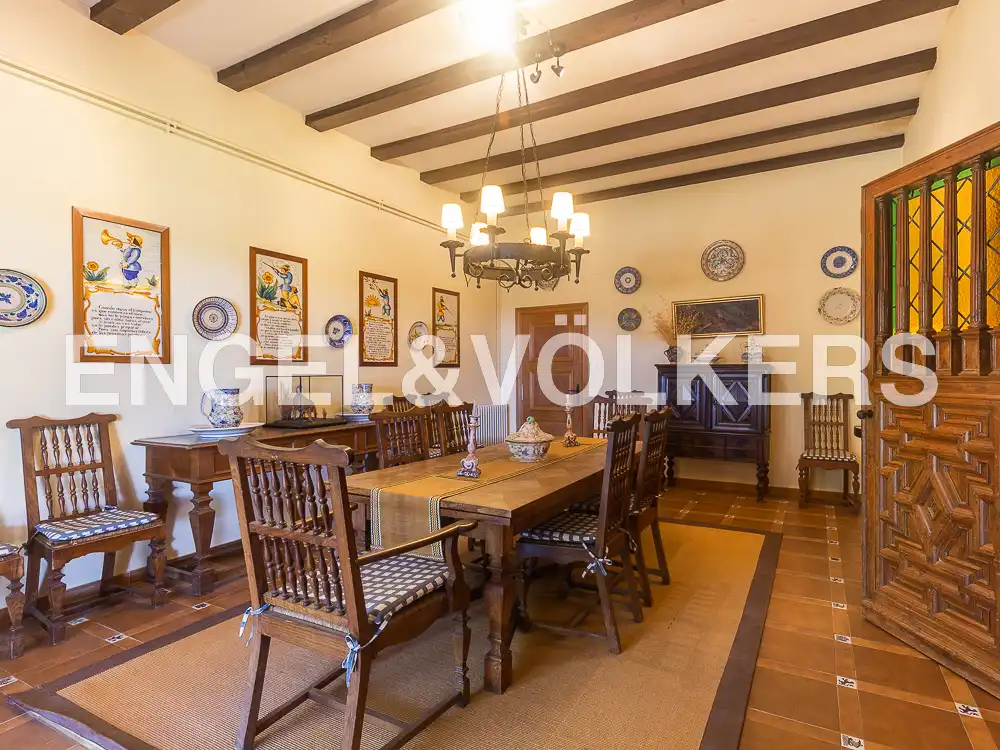 Dining room of Houses for sale in Requena  with Heating, Private garden and Terrace
