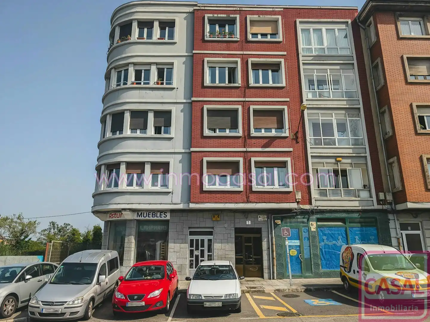 Exterior view of Flat for sale in Avilés  with Heating and Terrace