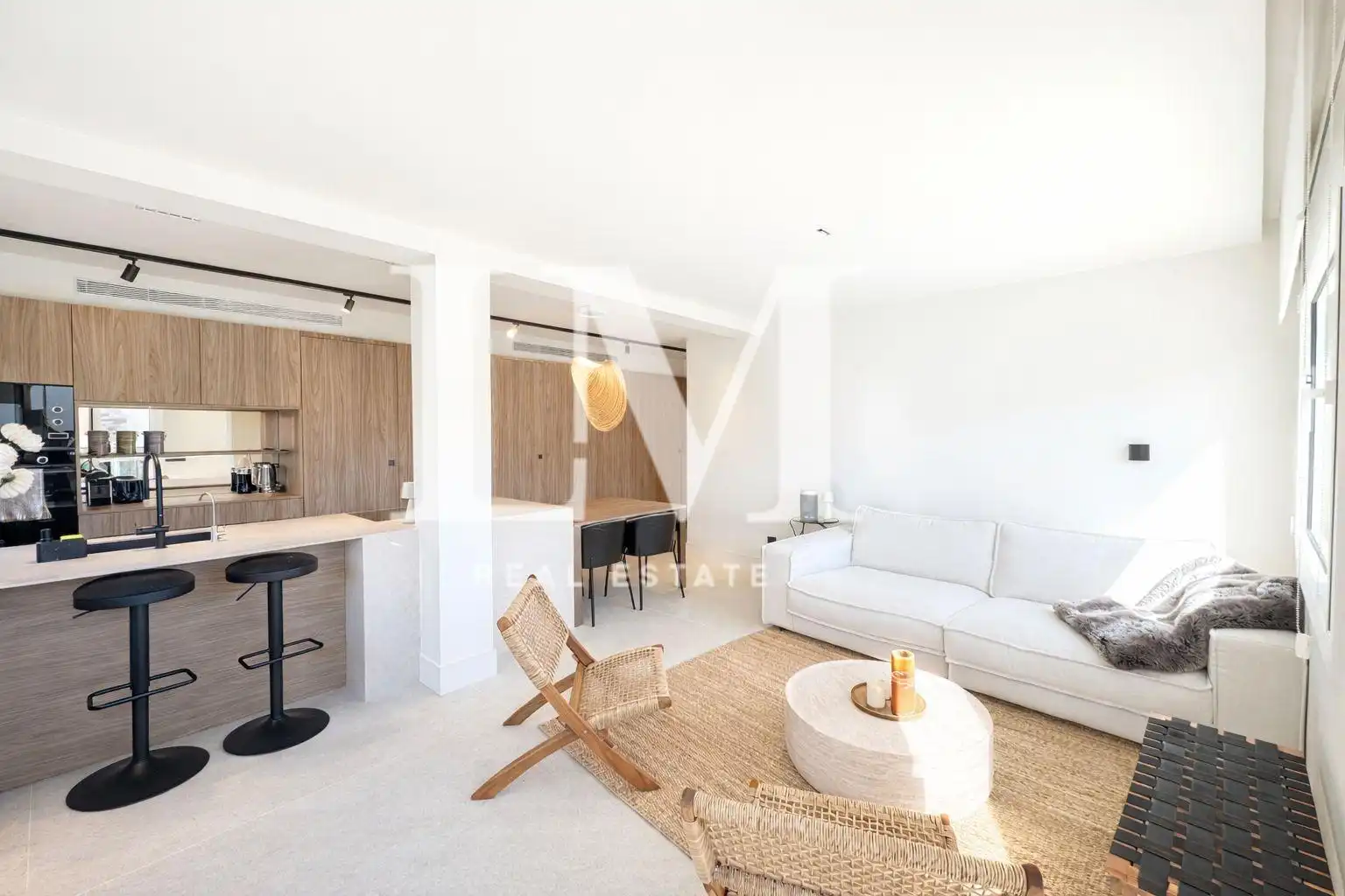 Living room of Apartments for rent in Sitges  with Air Conditioner, Terrace and Swimming Pool