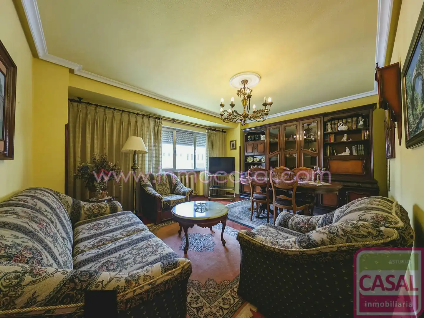 Living room of Flat for sale in Langreo  with Heating