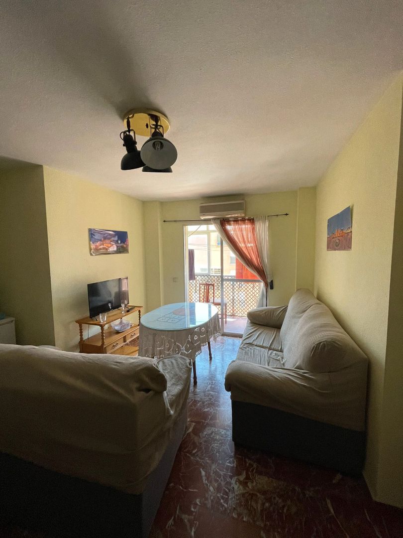 Living room of Flat to rent in Badajoz Capital  with Air Conditioner, Terrace and Furnished