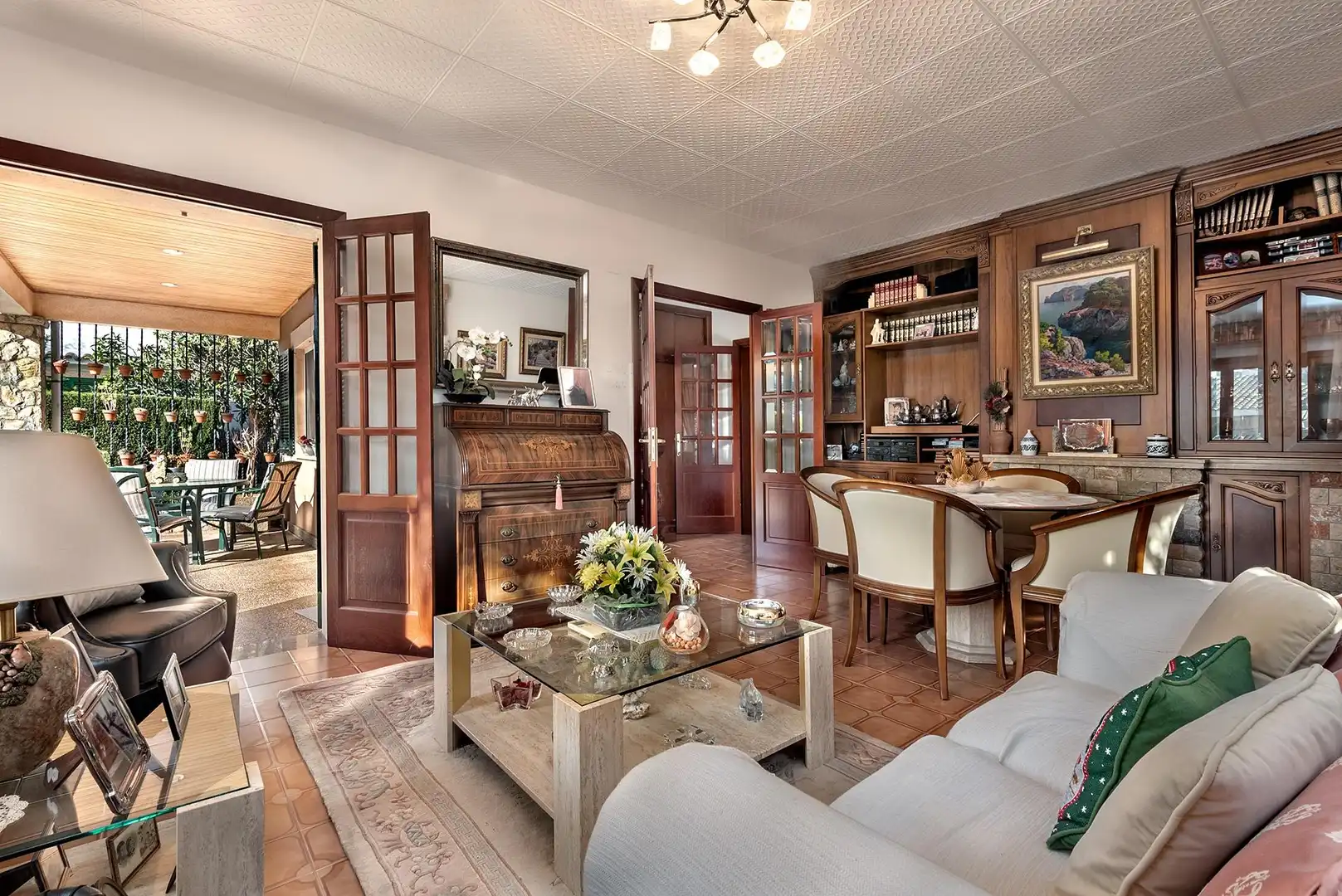 Sala de estar de Casa o chalet en venta en Bunyola con Aire acondicionado, Calefacción y Jardín privado