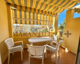 Exterior view of Duplex for sale in Islantilla  with Terrace, Furnished and Community pool