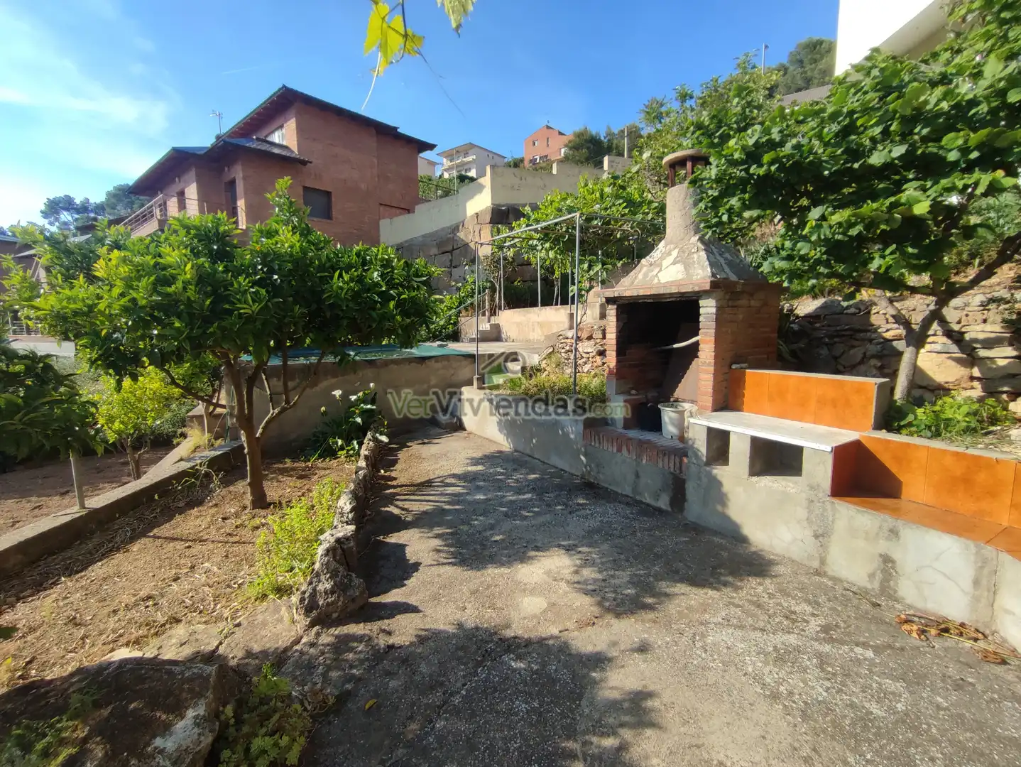 Jardín de Casa o chalet en venta en Vallirana con Aire acondicionado, Calefacción y Jardín privado