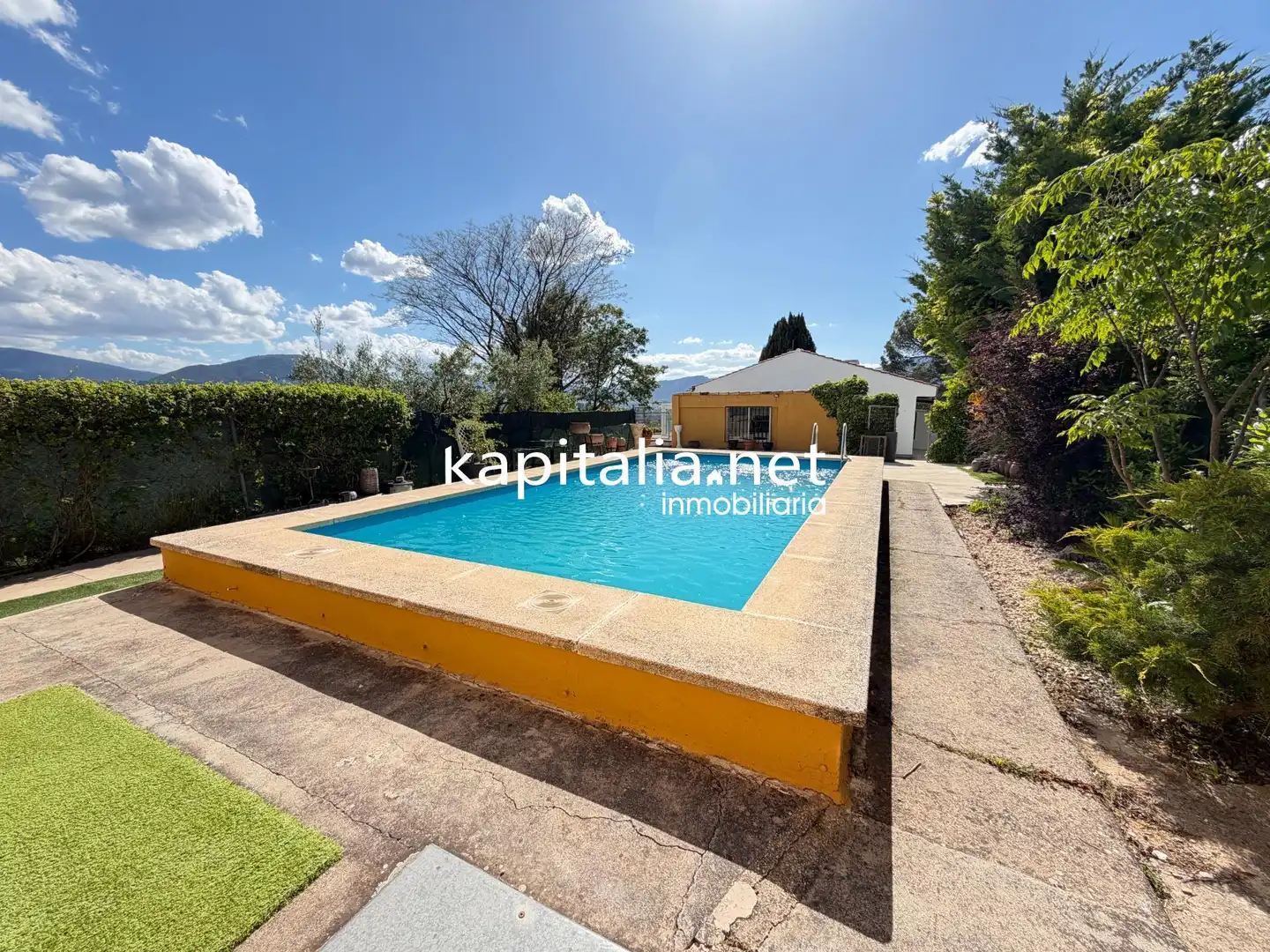 Swimming pool of Houses for sale in Millena  with Heating, Terrace and Swimming Pool