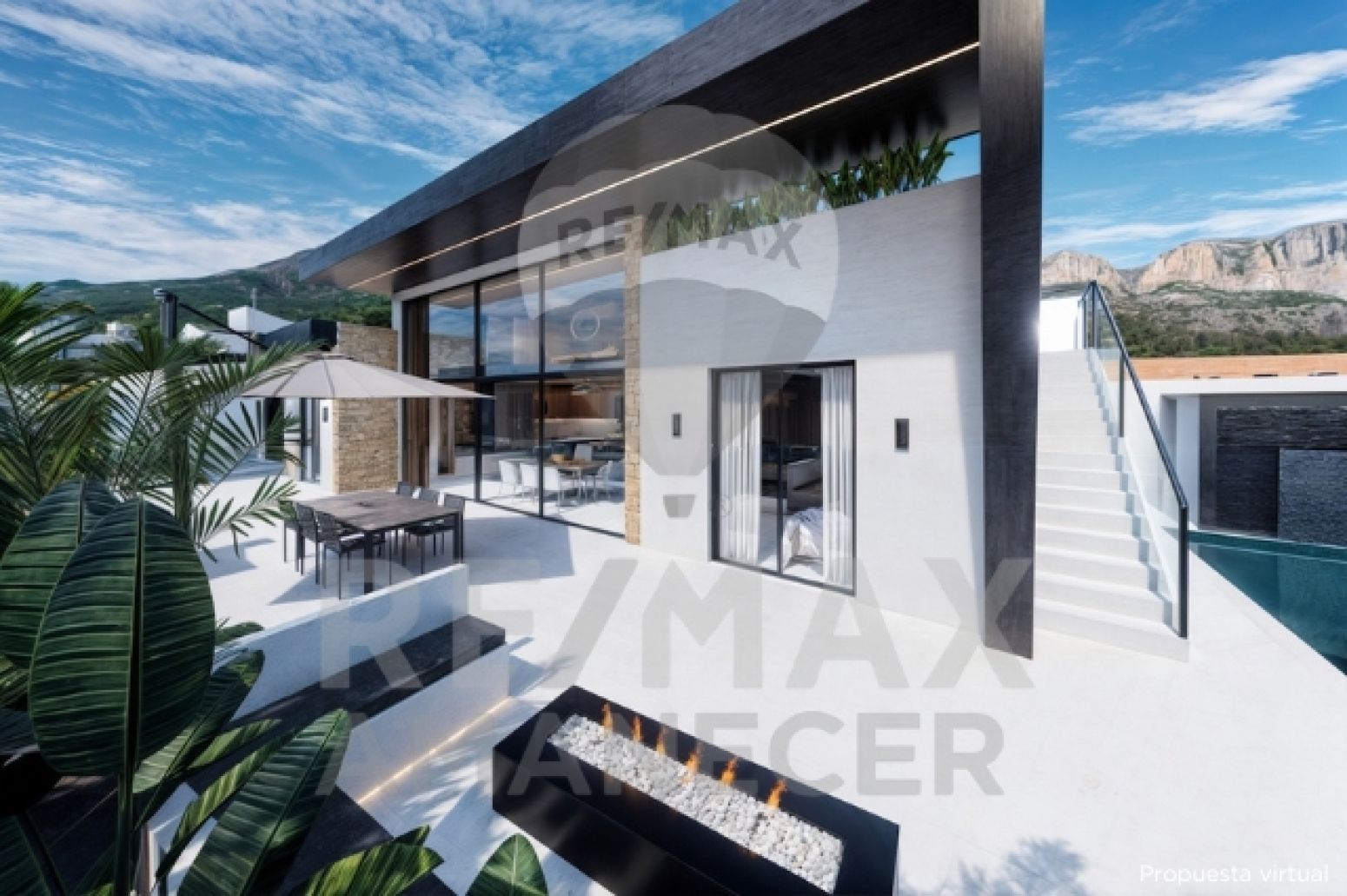 Terrace of House or chalet for sale in Polop  with Heating, Private garden and Swimming Pool