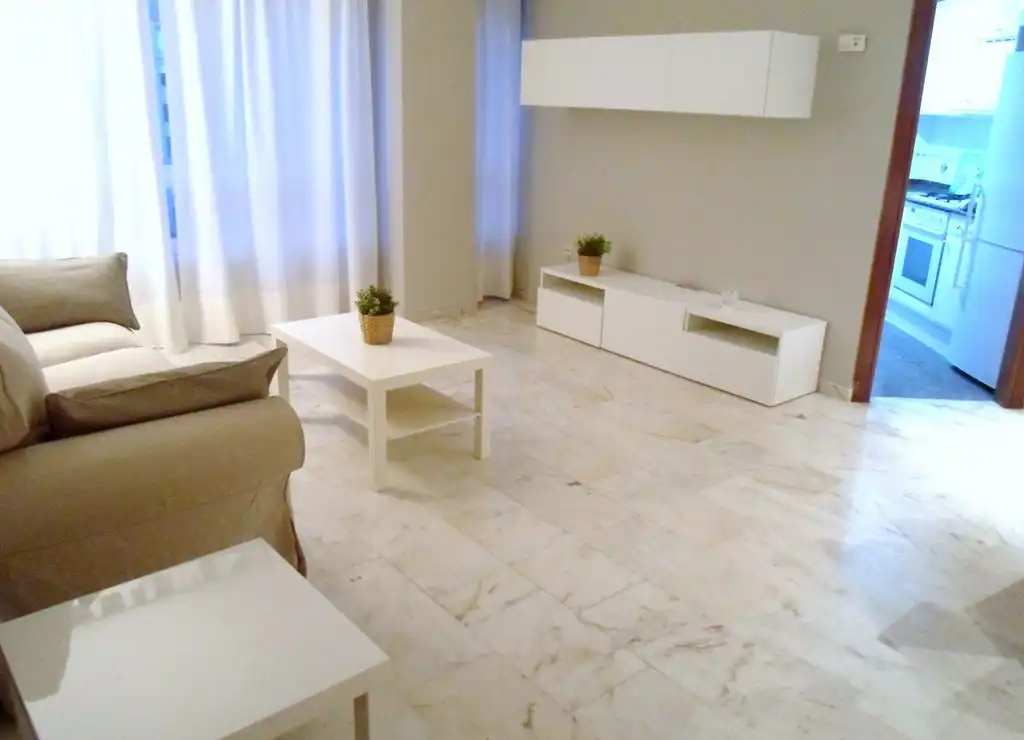 Sala de estar de Piso de alquiler en Valencia con Aire acondicionado, Calefacción y Amueblado