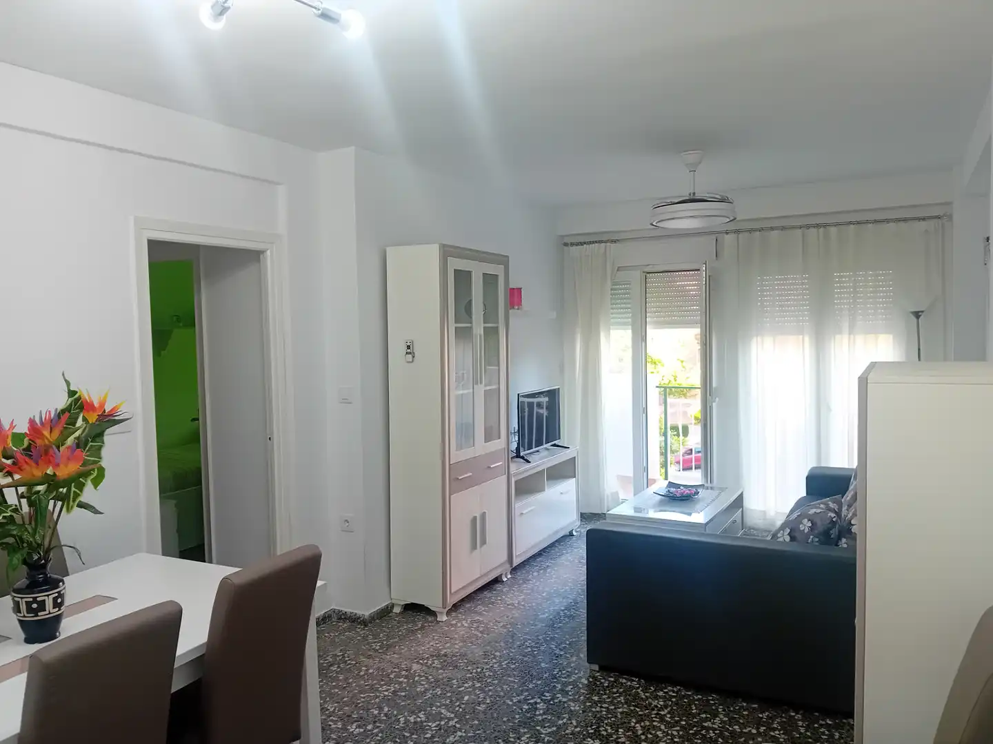 Sala de estar de Piso de alquiler en Cartagena con Aire acondicionado, Amueblado y Horno