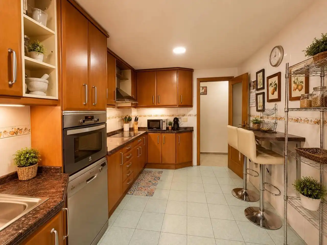 Cocina de Ático en venta en Alicante / Alacant con Aire acondicionado, Calefacción y Terraza