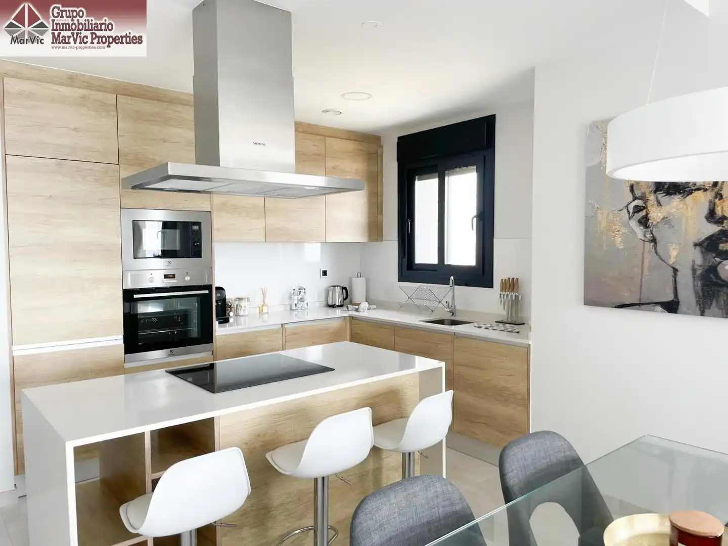 Küche von Wohnung zum Verkauf in Benidorm mit Terrasse, Möbliert und Gemeinschaftspool