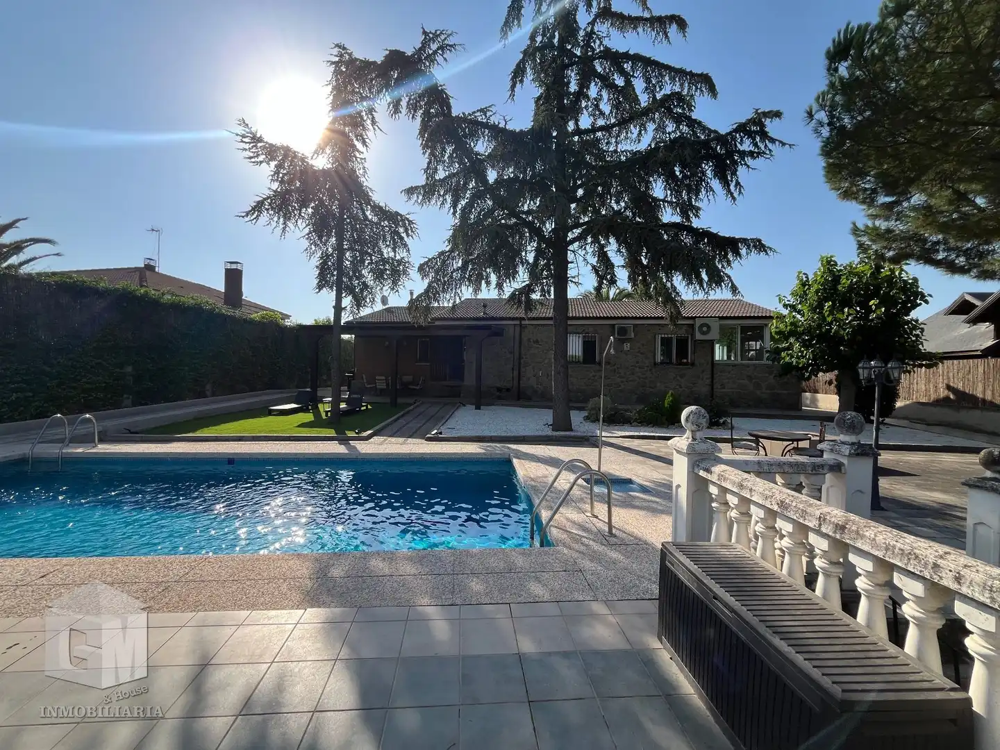 Piscina de Casa o chalet de alquiler en Batres con Aire acondicionado, Calefacción y Jardín privado