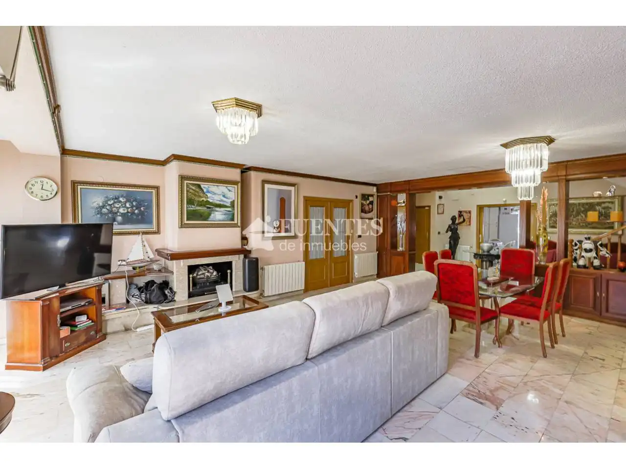 Sala d'estar de Apartament en venda en Alicante / Alacant amb Aire condicionat, Calefacció i Parquet