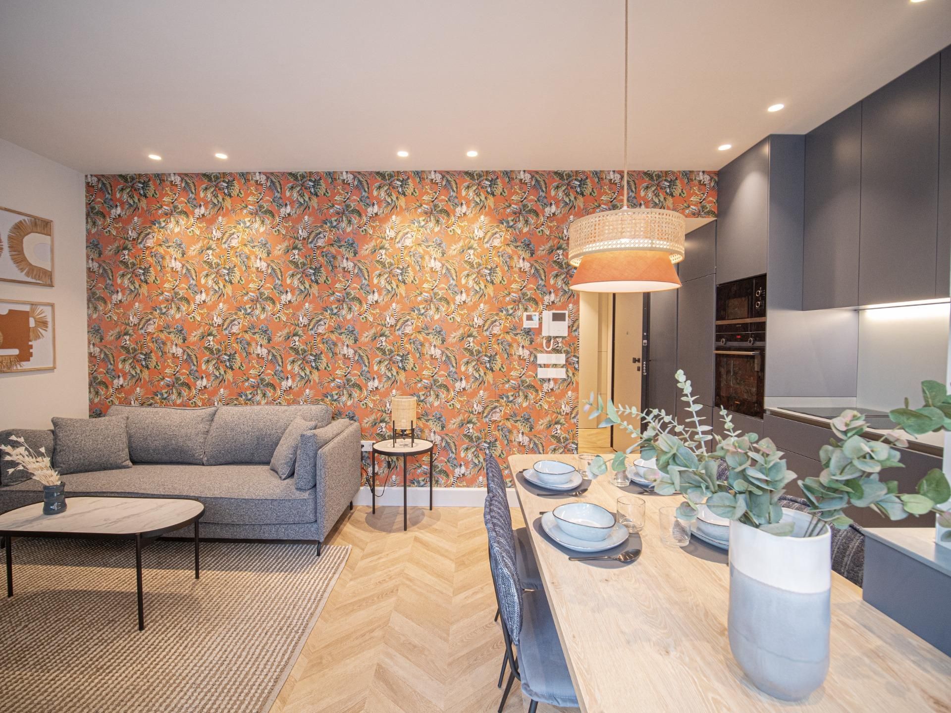 Sala d'estar de Apartament de lloguer en  Murcia Capital amb Aire condicionat i Calefacció