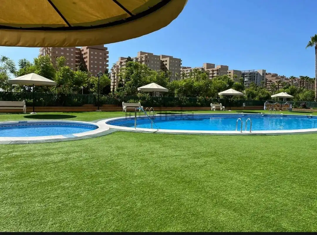 Swimming pool of Flat for rent in Oropesa del Mar / Orpesa  with Air Conditioner, Storage room and Furnished