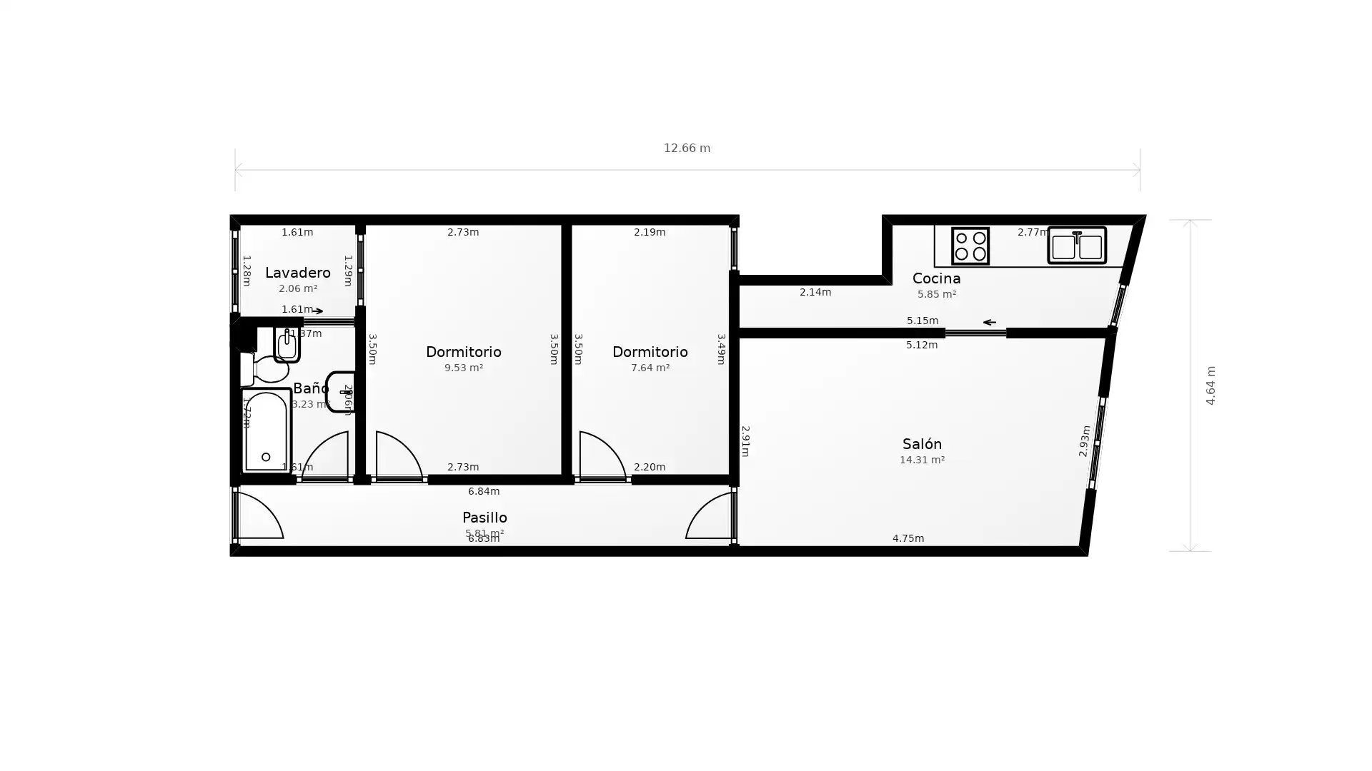 Apartamento en venta en Mataró