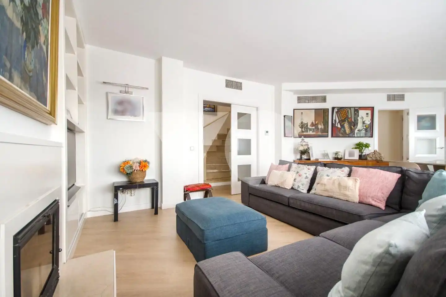 Wohnzimmer von Maisonette zum Verkauf in Majadahonda mit Klimaanlage, Heizung und Terrasse