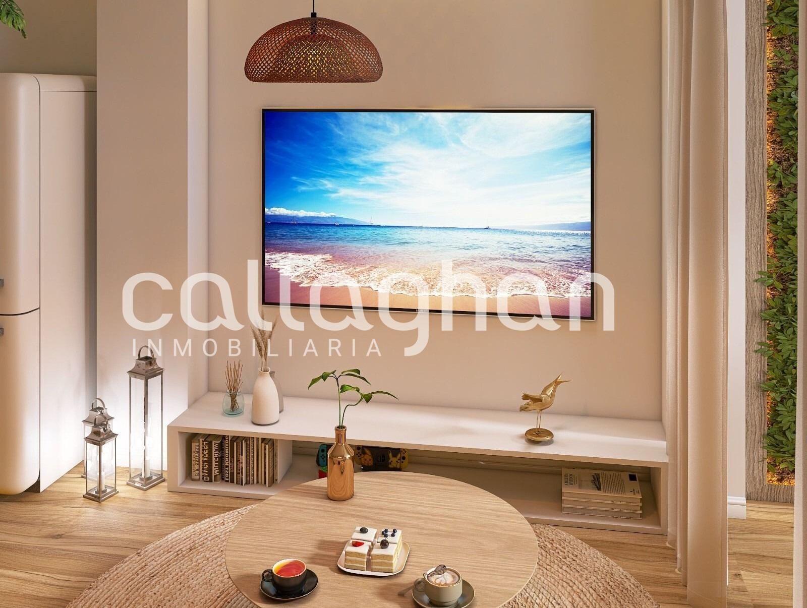 Living room of Planta baja for sale in  Valencia Capital  with Air Conditioner, Terrace and Balcony