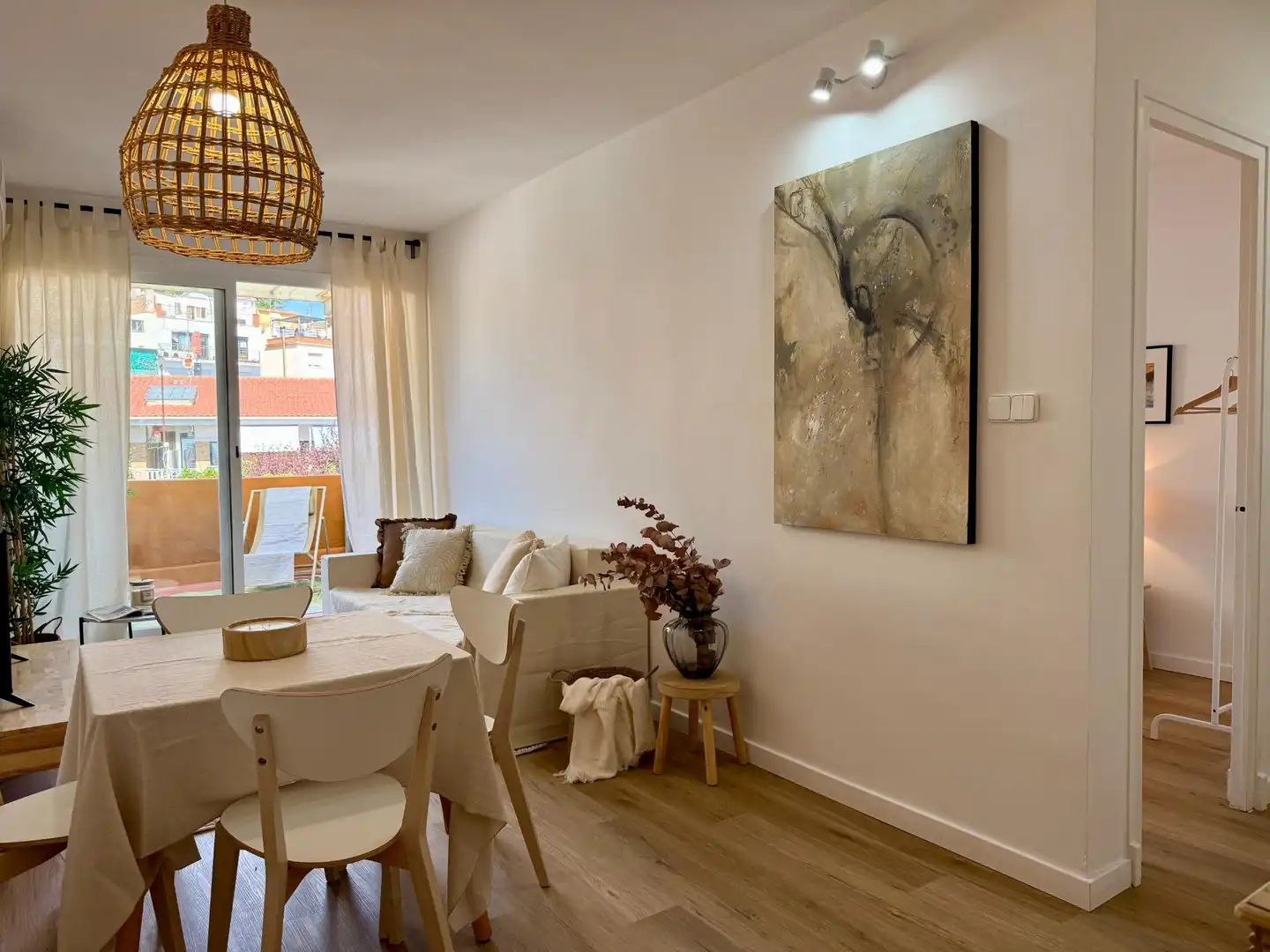 Dining room of Attic for sale in Sant Feliu de Codines  with Air Conditioner, Heating and Terrace