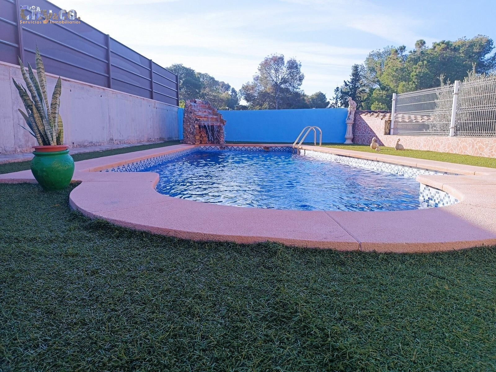 Swimming pool of Houses for sale in Molina de Segura  with Air Conditioner, Private garden and Swimming Pool