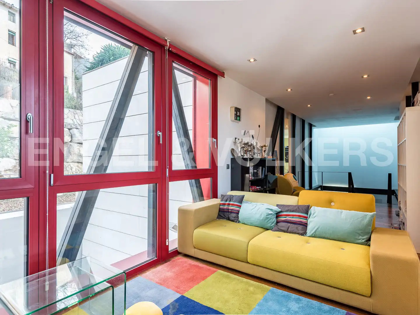 Sala de estar de Casa o chalet en venta en Barcelona con Aire acondicionado, Calefacción y Jardín privado