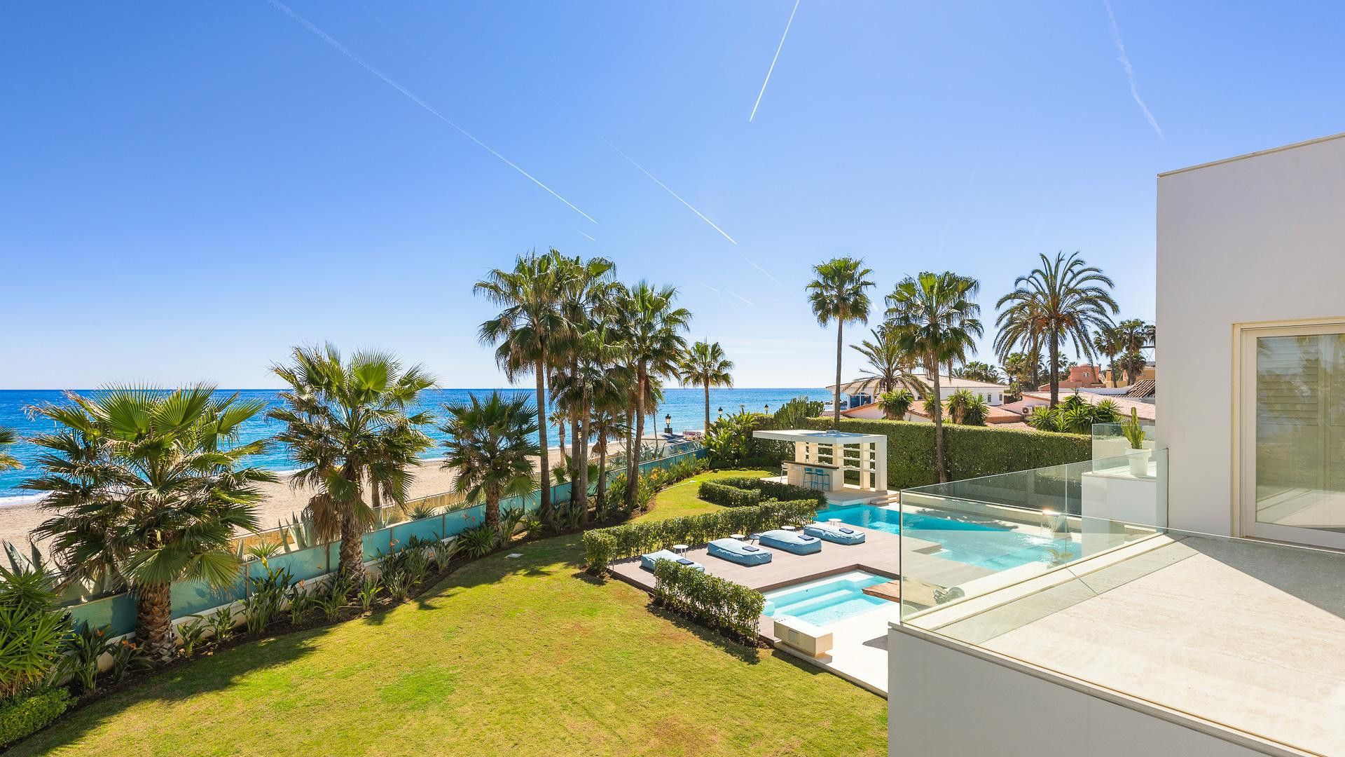 Garden of House or chalet to rent in Marbella  with Air Conditioner, Heating and Private garden