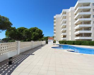 Piscina de Apartament de lloguer en Mont-roig del Camp amb Terrassa, Moblat i Es permeten mascotes