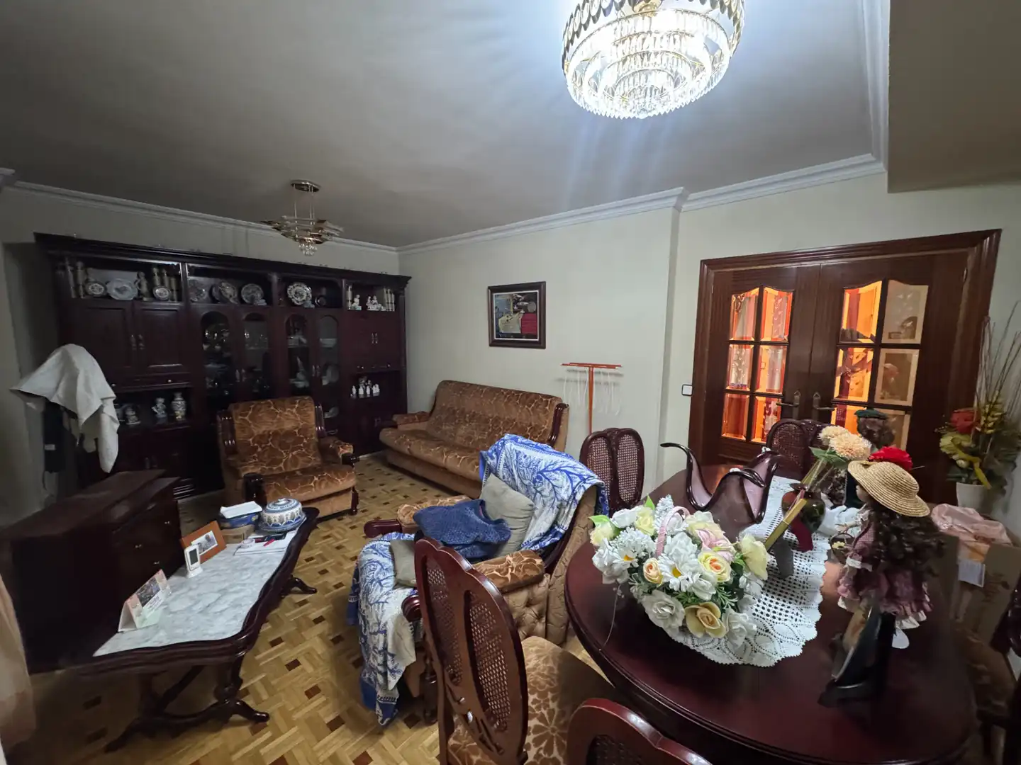 Sala de estar de Piso en venta en Madrid con Aire acondicionado, Calefacción y Parquet
