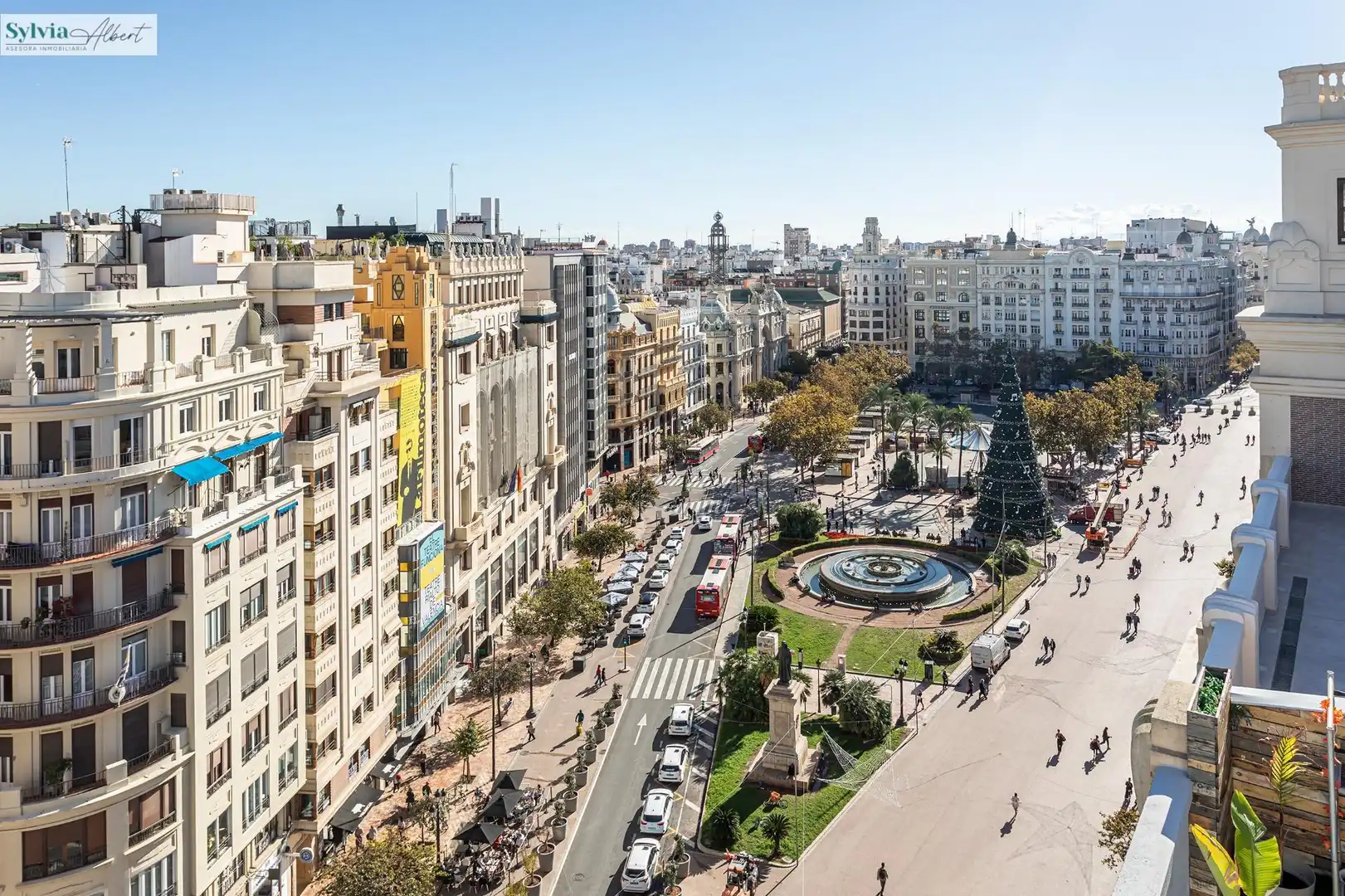 Vista exterior de Ático de alquiler en Valencia con Aire acondicionado, Parquet y Terraza